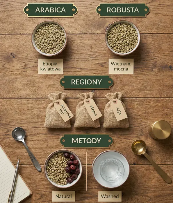 Arabica, Robusta, Regiony czy Metody?