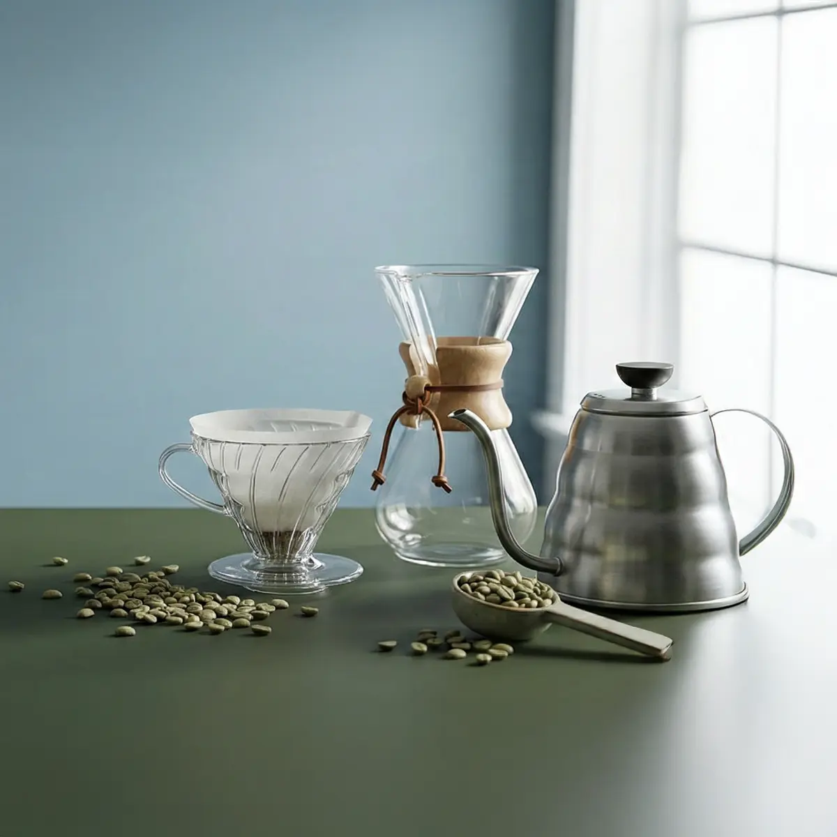 Zielona kawa pod przelew